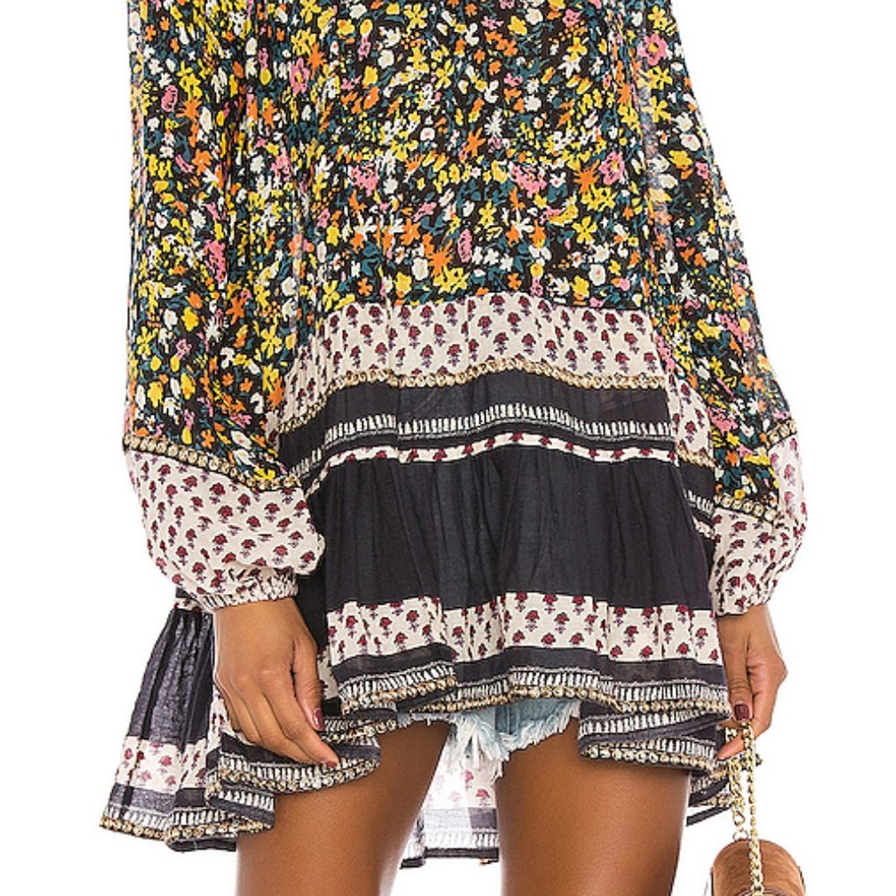 Free People Gardenia floral tunic top size S - Picture 8 of 8